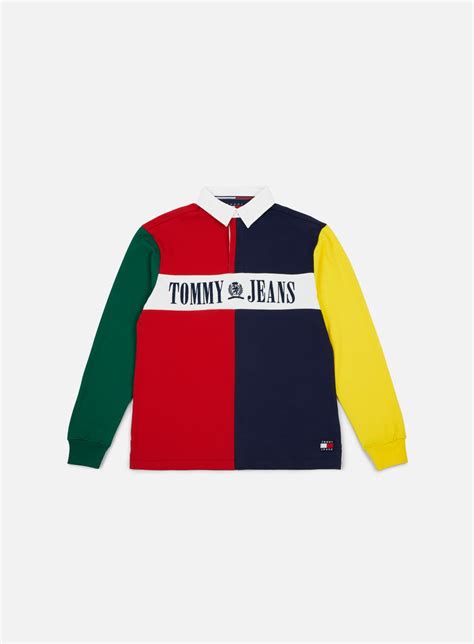 Tommy Hilfiger Tj 90s Colorblock Rugby Polo Salsamulti € 9900