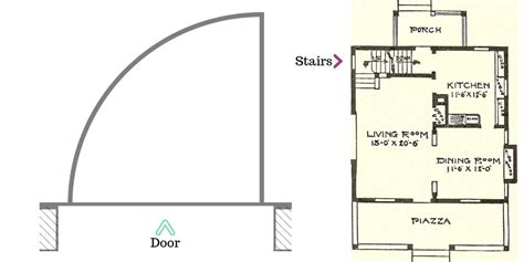How To Show Door On Floor Plan