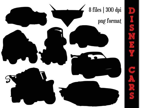 Silhouette Disney Cars Svg 279 Svg Design File