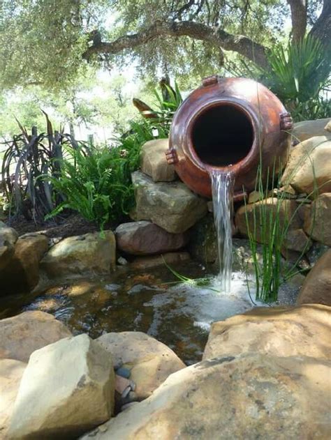 A waterfall is an area where water flows over a vertical drop or a series of steep drops in the course of a stream or river. Small Waterfall Pond Landscaping For Backyard Decor Ideas ...