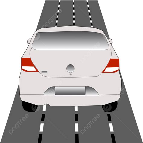 Road Car Side Front Back View Png Vector Psd And Clipart With