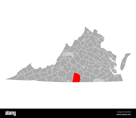 Map Of Halifax In Virginia Stock Photo Alamy
