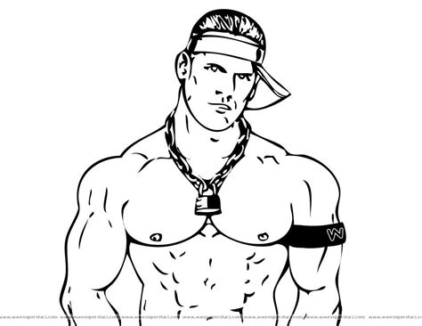john cena printable coloring pages | Free Printable WWE Coloring Pages