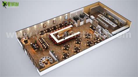 Fully Modern Bar 3d Floor Plan Design Ideas Bern Switzerland By Floor