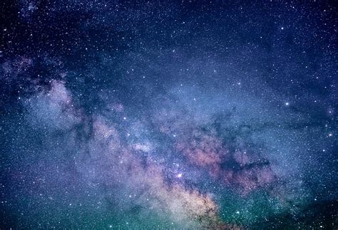 Starry Sky Blue Sky Milky Way Stars Astronomy 5k Hd Wallpaper