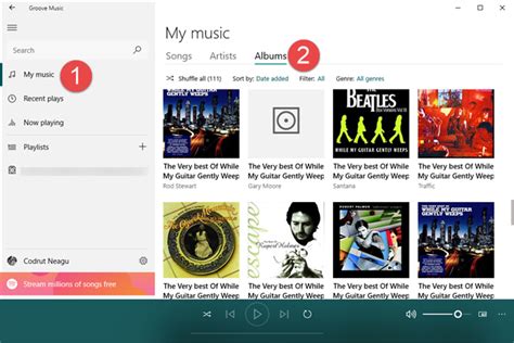 How To Stream Your Music With Onedrive And The Groove Music App For Windows