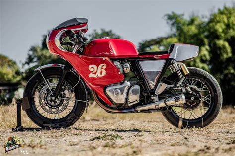 Mobile number should not start with zero. This Modified Royal Enfield GT 650 Looks Like An Old ...