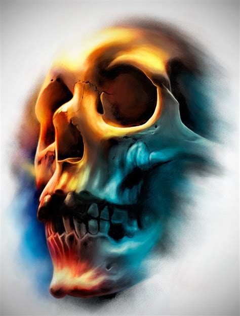 Tattoo Design Color Skull Skull Artwork Skull Tattoo