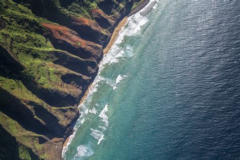 Na Pali Hawaii Aerial Helicopter Pictures Franklin Arts
