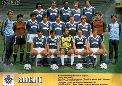 Bergeroo, andré gallice, dubouil, largouet, fraunie, barrat. Botões para Sempre: Football Club des Girondins de ...