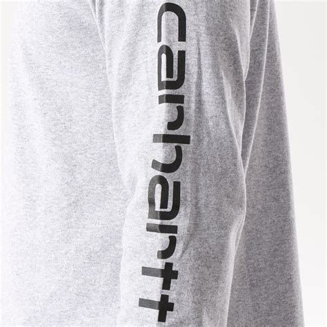 Hailing from the factories and workshops of detroit, the lifestyle oriented division of carhartt, work in progress, was formed by edwin faeh in 1989. Carhartt - Tee Shirt Manches Longues EK231 Gris Chiné ...