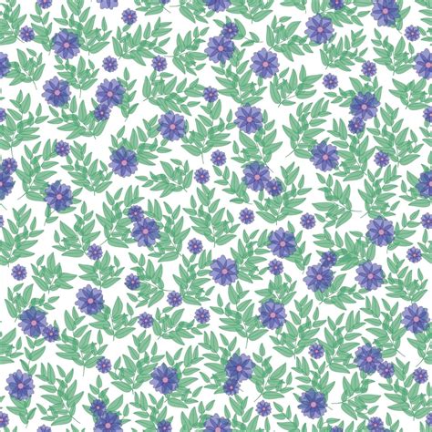 Small Flower Pattern Floral Seamless Background Floral Bouquet Vector