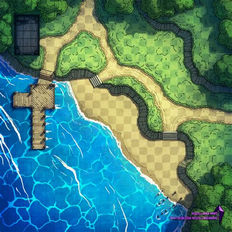 Hoenn Route 104 Or Alternatively Just A Seaside Beach 30x30