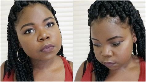 How To Do Short Box Braids On Yourself - How To Do Box Braids On Short Hair With Rubber Bands