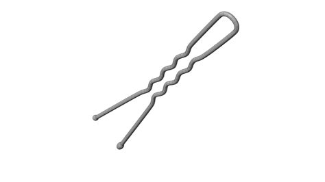 Bobby Pin 3d Model By Cagataycetin