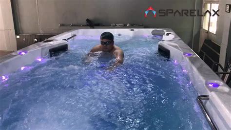 Outdoor Acrylic Swim Spa Combo Massage Hot Tub Endless Pool Buy Endless Poolswim Spaoutdoor