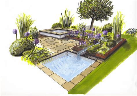 Ashley Thompson Garden Design And Landscaping Планы садового дизайна