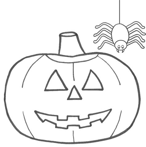 Dibujo Para Colorear Halloween Calabaza | Dibujos I Para Colorear