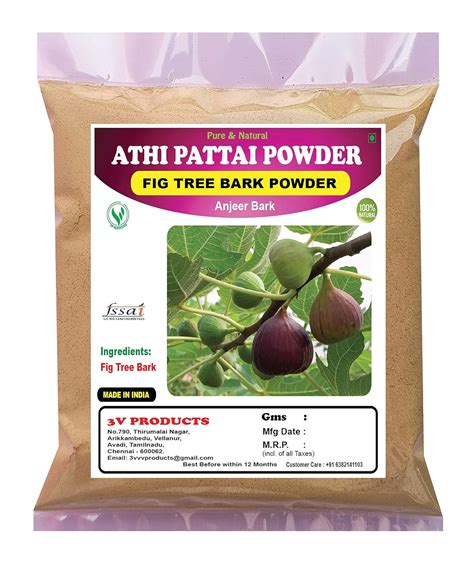 V Products Athi Pattai Powder Fig Tree Bark Anjeer Bark Ficus