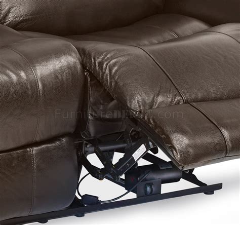Budapest sofa set with table. Dawson Power Reclining Sofa Set in Brown Leather Match