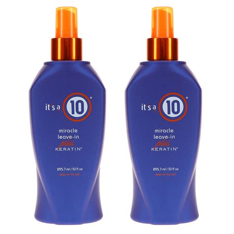 Its A 10 Miracle Leave In Plus Keratin 10 Oz 2 Pack ~ Beauty Roulette