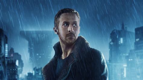 Desktop Wallpaper Ryan Gosling Officer K Blade Runner 2049 Movie Rain 4k Hd Image Picture