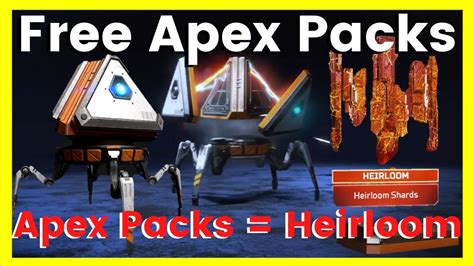 The Easiest Ways To Get Free Apex Packs For Heirloom Shards Youtube