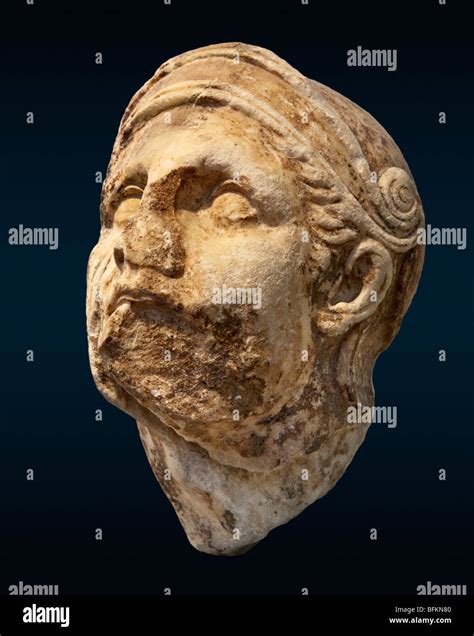 Head of a warrior from Tegea, attributed to the sculptor Scopas. See Stock Photo - Alamy