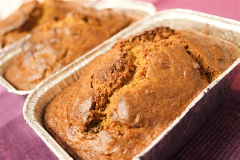 In a large bowl, stir together pumpkin puree, brown sugar substitute, granulated sugar, egg substitute, cinnamon, ginger, and. Pumpkin Banana Mini-Loaves - Marlene Koch Marlene Koch