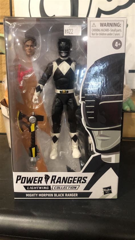 Power Rangers Lightning Collection Mighty Morphin Black Ranger