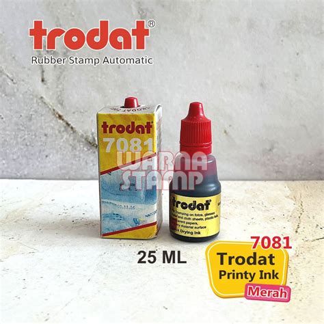 Jual Tinta Stempel Otomatis Trodat Ukuran Ml Tinta Original