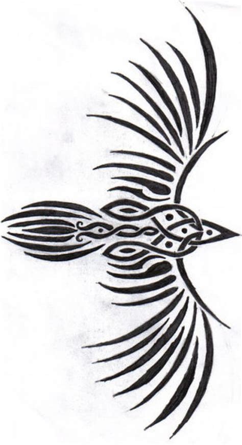 Raven native american design art tribal bird tattoos stencil designs cool drawings wood carving art celtic drawings raven tattoo. celtic raven Symbols | Pagan Tattoo Designs | Pagan tattoo, Celtic raven, Raven tattoo