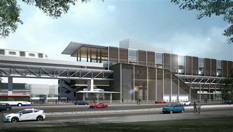 Overhead view of the bandar malaysia north mrt station construction site showing major reinforcement works in progress. MRT Stations - SSP Line (South),Kuchai Lama Station to ...