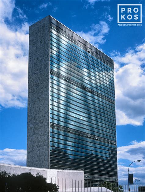 View Of The United Nations Secretariat Architectural Photo By Andrew