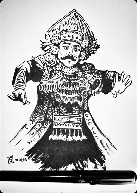 The good news is, the old manga studio brushes, are totally compatible with clip studio paint so don´t worry if you see some brush set labeled for manga. Balinese Dancer. Ink with pen brush. : drawing