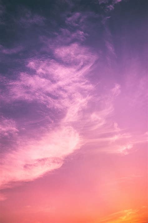 Nature Sunset Sky Clouds Shine Light Porous Hd Phone Wallpaper