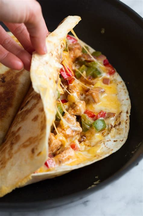 Loaded Chicken Quesadillas In 2020 Quesadilla Recipes Easy Recipes