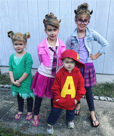 Alvin And The Chipmunks And Chipettes Costume Best Toddler Halloween