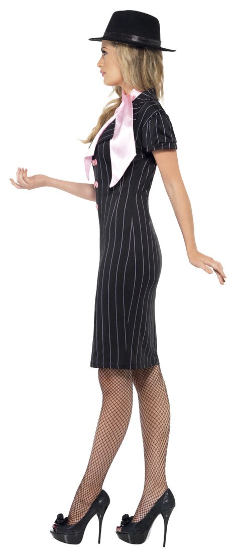 20s Gangsters Moll Costume Black