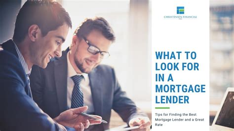 Tips To Find The Right Mortgage Lender And A Great Rate Youtube