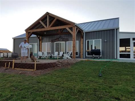 And you'll also be creating a lower ecological impact with prefab steel buildings because they generate less waste and the metal is 100. 40x60 Steel Building Workshop located in Cleburne, TX | Steel building homes, Metal house plans ...