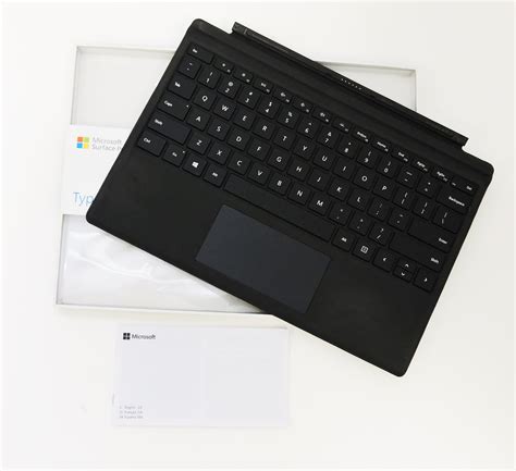 Microsoft 1725 Surface Pro Type Cover Black FMM 00001 Cases Covers