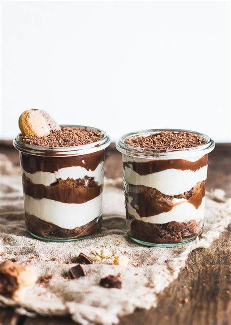 An Easy Twist On An Authentic Italian Tiramisu For Chocolate Lovers That Is Made With Layers Of