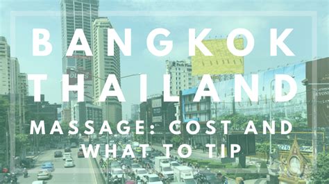 Bangkok Thailand Massage Cost And What To Tip — Tiffy Diamond