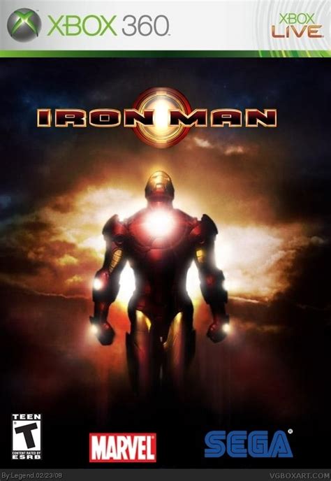 Iron Man Xbox 360 Box Art Cover By Legend