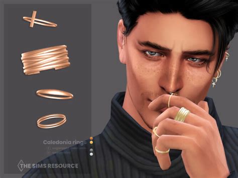 Caledonia Male Rings By Sugar Owl At Tsr Sims 4 Updates