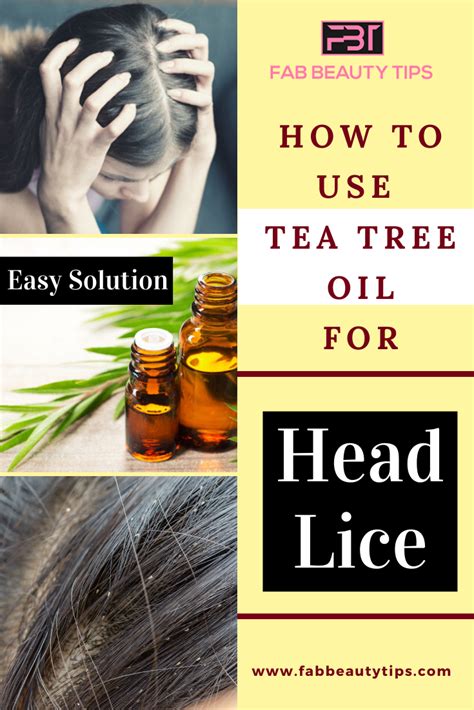 Top 3 Remedies - How to use tea tree oil for head lice
