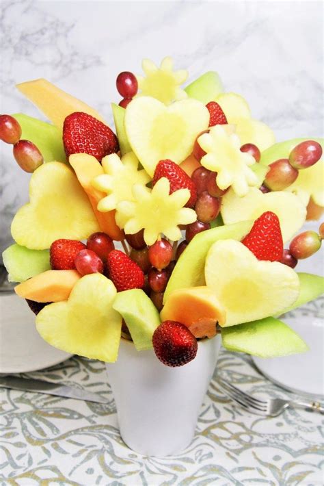 Make Your Own Fruit Bouquet Arrangement With Just A Few Simple Steps