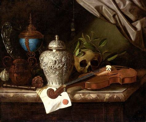 Pieter Gerritsz Van Roestraeten Dutch 1630 1700 Vanitas Still Life