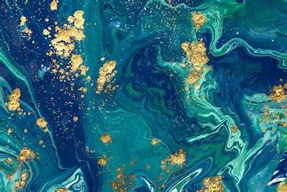 Marble Gold Background Abstract Marbled Desktop Turquoise